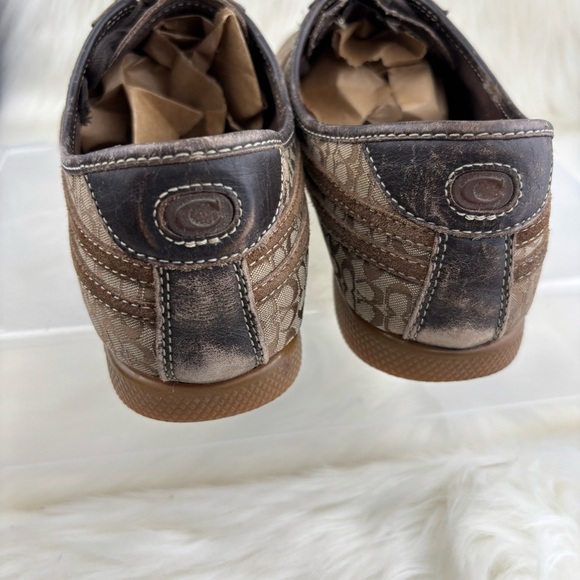 COACH ELLIE CANVAS SNEAKERS SIZE 10 - Picture 3 of 11